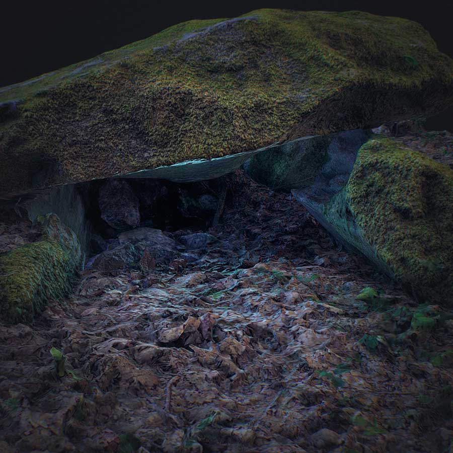 Dolmen du Caillou Blanc, Rochechouart, Haute-Vienne